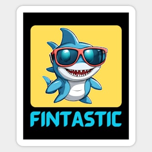 Fintastic | Shark Pun Sticker